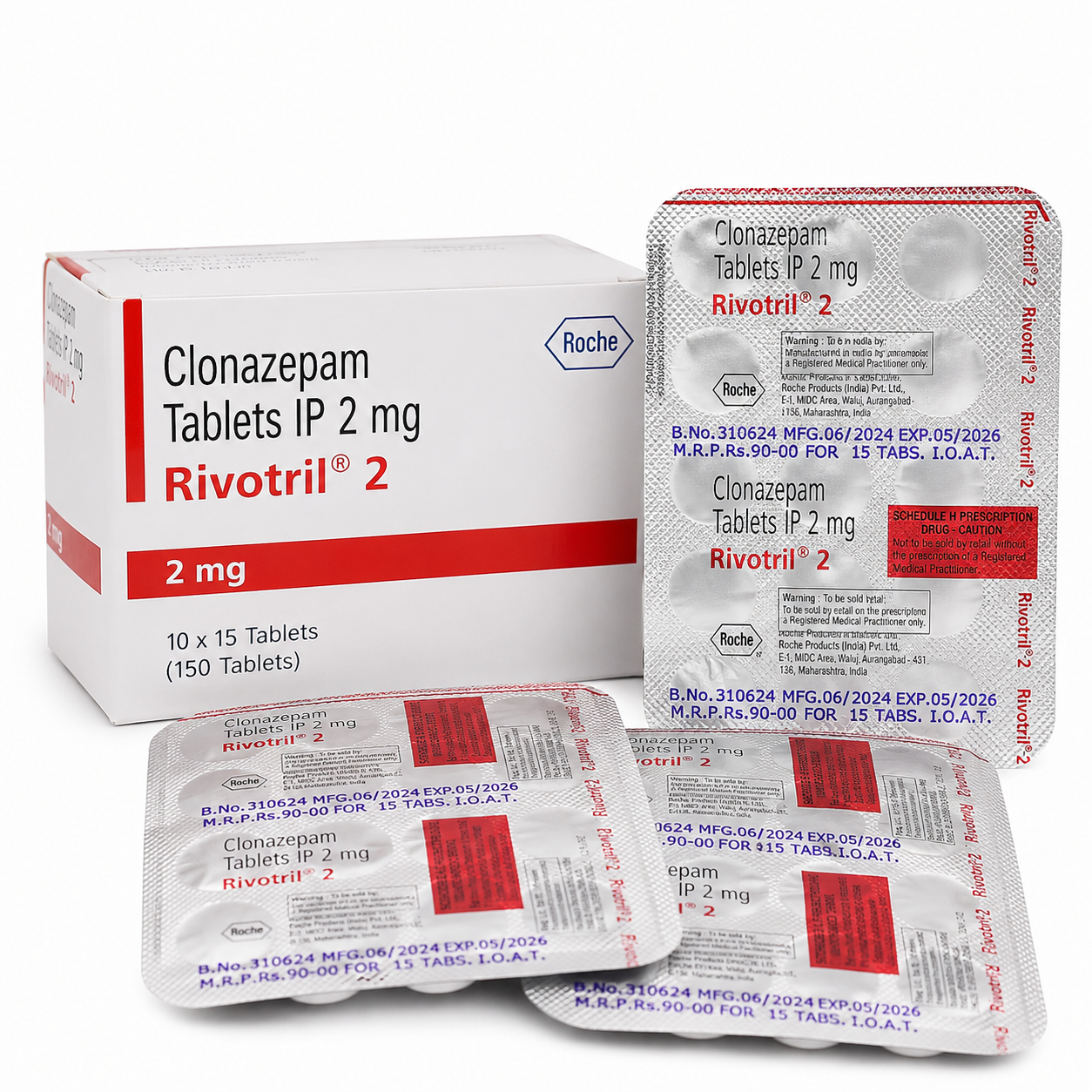 Rivotril 2 mg (Clonazepam)